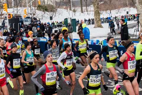 Running stars are racing in New York City.