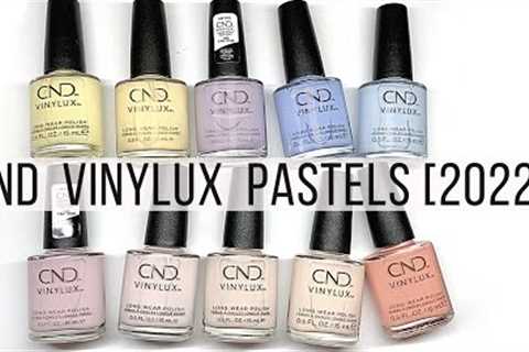 CND VINYLUX PASTELS [LIVE SWATCH ON REAL NAILS] ?
