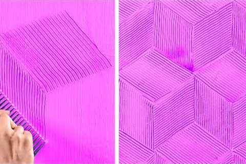 Creative Wall Painting Hacks And Design Ideas || Home Decor Hacks