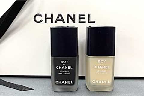 BOY DE CHANEL VERNIS  NATURAL &amp; BLACK [DEMO AND REVIEW] ? ?