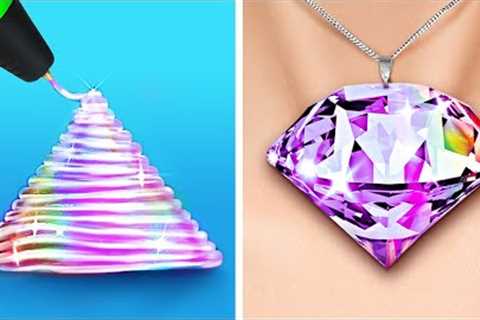 Gorgeous DIY Jewelry Ideas || Glue Gun, 3D Pen, Epoxy Resin