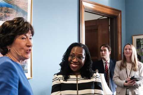 Collins backs Jackson for Supreme Court and gives her a G.O.P. Vote