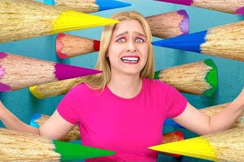 WOW!? AWESOME ART HACKS AND RAINBOW CRAFTS