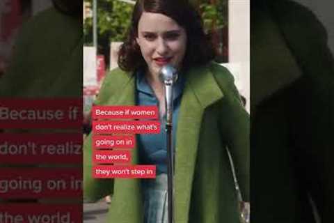 Women could fix everything - Marvelous Mrs. Maisel #shorts | Prime Video