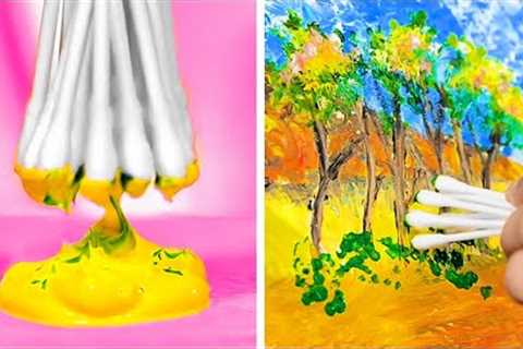 Amazing Painting Hacks Using Everyday Objects