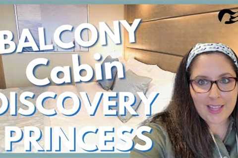 Discovery Princess Deluxe Oceanview Balcony Stateroom Tour, Princess Cruises