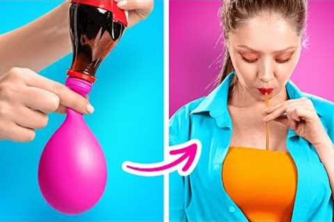 HOW TO SNEAK FOOD ANYWHERE || FUN FOOD HACKS