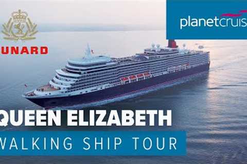 Queen Elizabeth Walking Ship Tour | Cunard | Planet Cruise