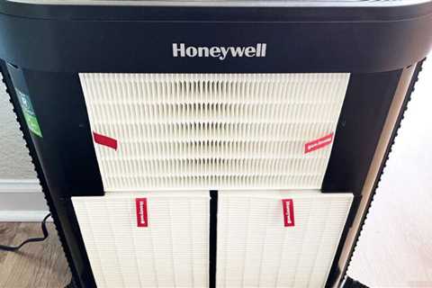 The Honeywell True HEPA air purifier is family-approved by the Handyman.