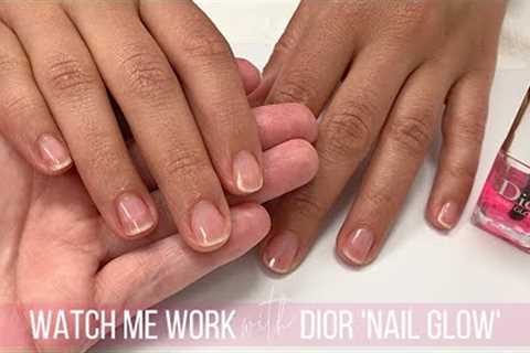 GENTLE, RELAXING, NON-INVASIVE MANICURE with DIOR 'NAIL GLOW' [NO TALKING/RELAXING MUSIC]