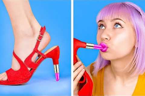 LIPSTICK IN A SHOE? Fantastic Shoe Crafts You Will Love