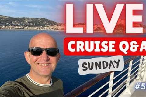 Live Cruise Q&amp;A Hour. SUNDAY 24 April 2022