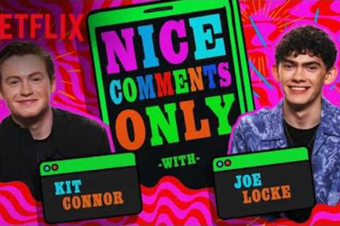 Heartstopper's Kit Connor and Joe Locke React to the Heartstopper Trailer Comments | Netflix