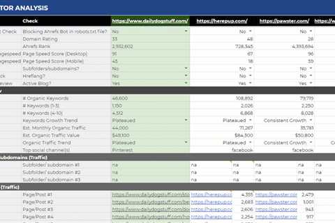 SEO Competitor Analysis