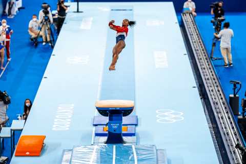 Simone Biles won't compete in the finals of the vault or uneven bars events.
