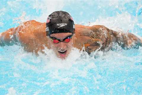 Caeleb Dressel set a new world record in the 100-meter butterfly for men.