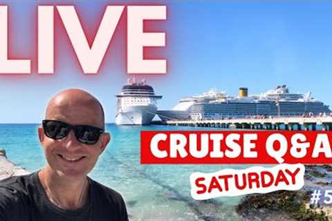 Live Cruise Q&amp;A Hour #59. Your Questions Answered. Saturday 30 April 2022