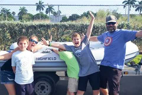 UNBOXING our NEW Highfield 310 || Nautical Ventures || Family Living on Boat || TRAWLER life