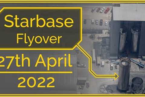 Starbase, Tx Flyover April, 27 2022 (10 minute videos are back!)
