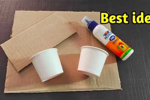 cardboard craft idea/2 in 1 craft?/craft tamil