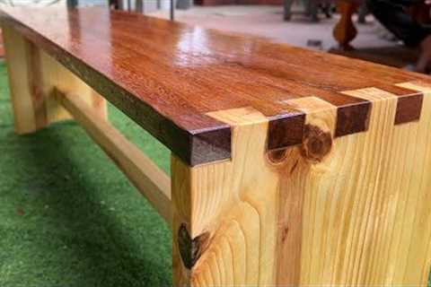 Weekend Wood Projects Ideas | How To Make A Wooden Bench For Beginners