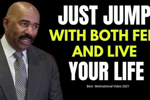 STEVE HARVEY MOTIVATION - JUST JUMP IN WITH BOTH FEET AND LIVE YOUR LIFE - SPEECHES COMPILATION