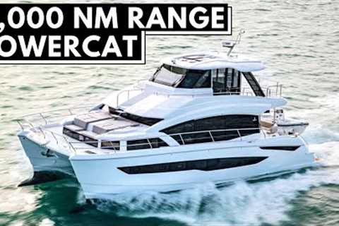 1.67M+ AQUILA 54 LUXURY POWER CATAMARAN Cruising Liveaboard Charter Yacht Tour