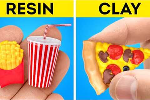 ADORABLE DIY IDEAS?? EPOXY RESIN vs POLYMER CLAY