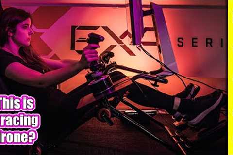 The first racing drone to carry a human pilot on board ALAUDA AIRSPEEDER v3