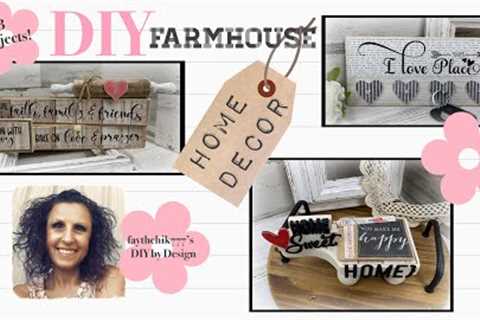 DIY Home Decor Crafts | DIY Farmhouse Crafts | DIY Farmhouse Inspired Home Decor 2022