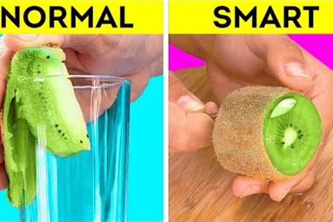 INVENTIVE WAYS TO CUT AND PEEL FOOD IN A FLASH