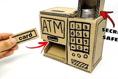 How To Make Mini ATM (Without Glue Gun) | DIY ATM With Cardboard | CraftZilla