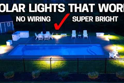 BEST SOLAR LIGHT REVIEW - Finally a light as bright as a WIRED one!