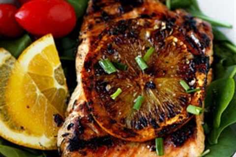 Orange Ginger Glazed Salmon
