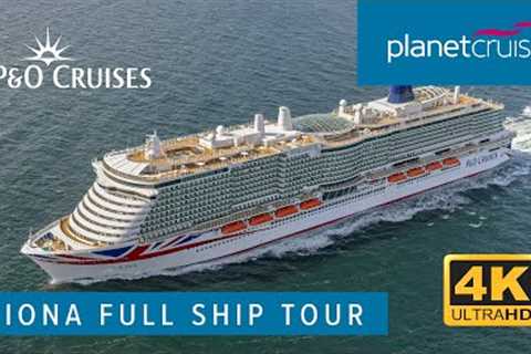 P&amp;O Cruises Iona Full Ship Walking Tour with Beautiful Fjords views | Planet Cruise
