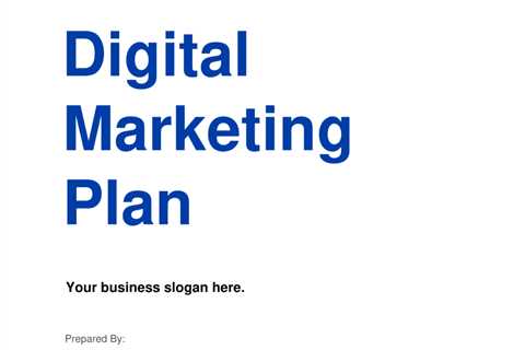 Free Marketing Plan Templates