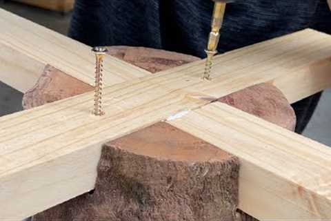 The Most Perfect Wood Recycling Idea Ever // A Table Is Sure You Have Never Seen