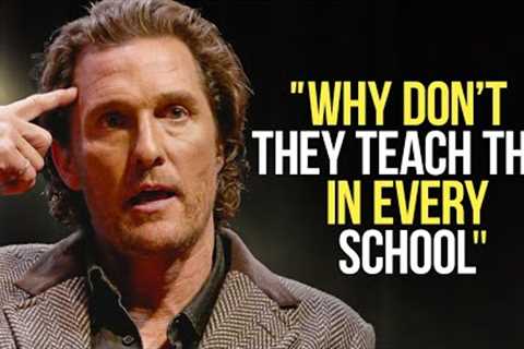 Matthew McConaughey Leaves The Audience SPEECHLESS | One of the Best Motivational Speeches Ever