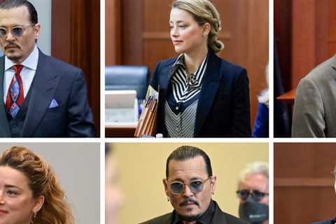 In Court, Johnny Depp and Amber Heard Dress to Suggest