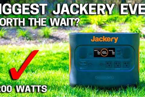 Jackery went BIG 2200 Watts! Explorer Pro 2000 Battery Generator &amp; Power Station