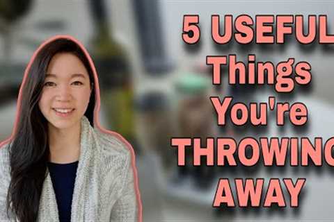 DON'T THROW THESE AWAY | 5 Useful things to Reuse or Repurpose | Plastic Free July 2020