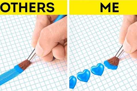Smart Painting Hacks and Easy School Crafts