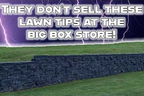 When you fail at lawn care, here's how Mother Nature helps you out! These tips don't cost a thing.