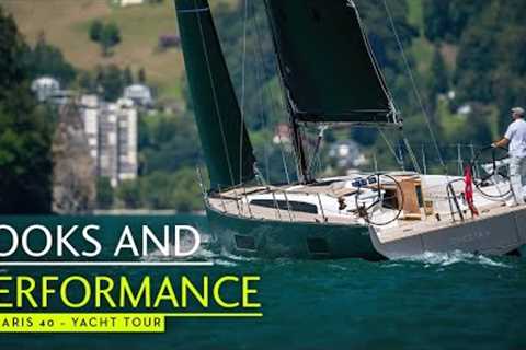 On board the Solaris 40: a chic, contemporary fast cruiser with a spacious interior