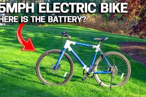 25MPH Electric Bike looks like a REGULAR Bicycle - Vanpowers City Vanture