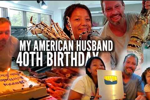40th Birthday Celebration | unboxing Silver Playbutton | The Armstrong Family