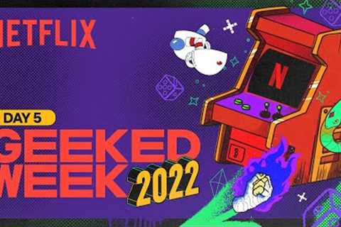 GEEKED WEEK - Day 5 | Games Showcase, The Cuphead Show! Table Read &amp; More | Netflix