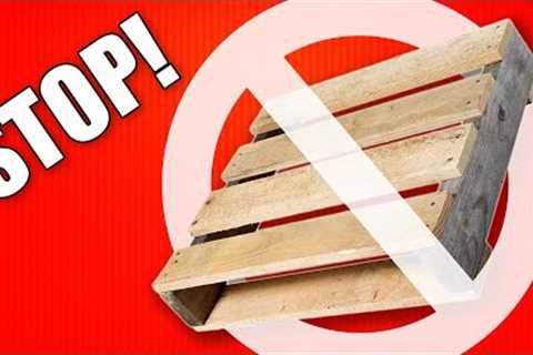 Why Colin Knecht Quit Using Pallet Wood for Woodworking