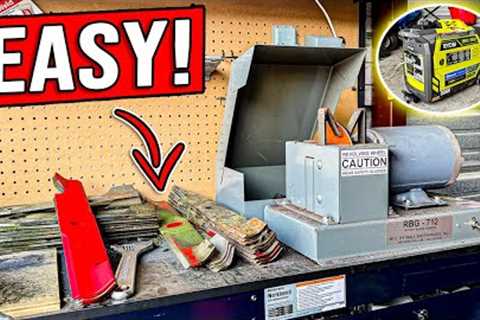 HOW TO QUICKLY SHARPEN LAWN MOWER BLADES [TUTORIAL]