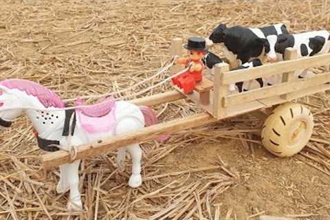 DIY Horse Cart Woodworking Projects - How To Make Horse Cart From Wood